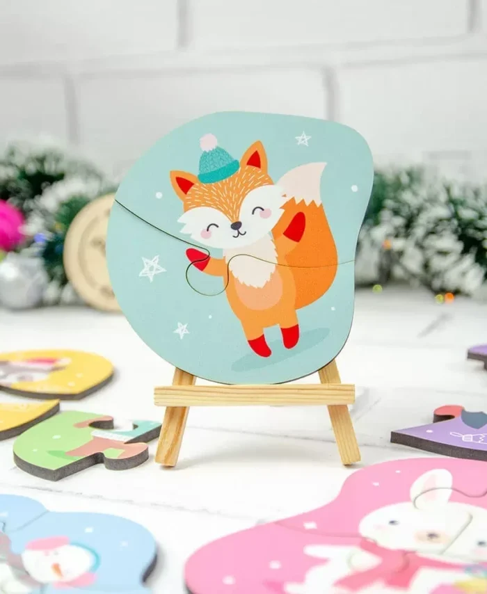 Eine Reihe von Puzzles für Kinder „Entwickler von Morgen“