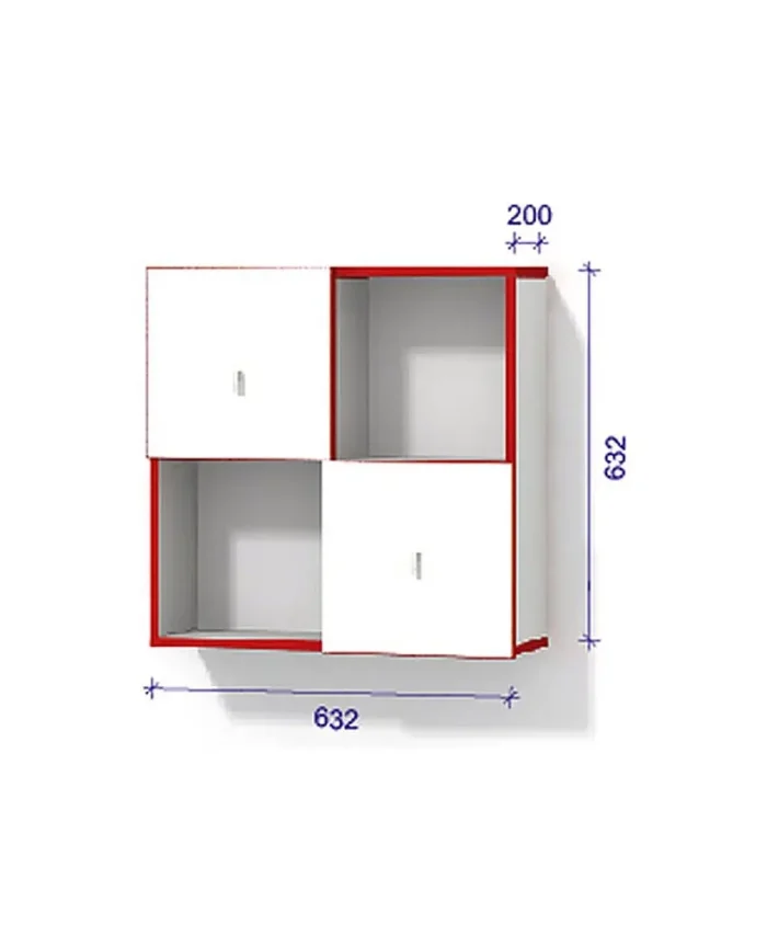 System 1 mit Türen (Modul 1)